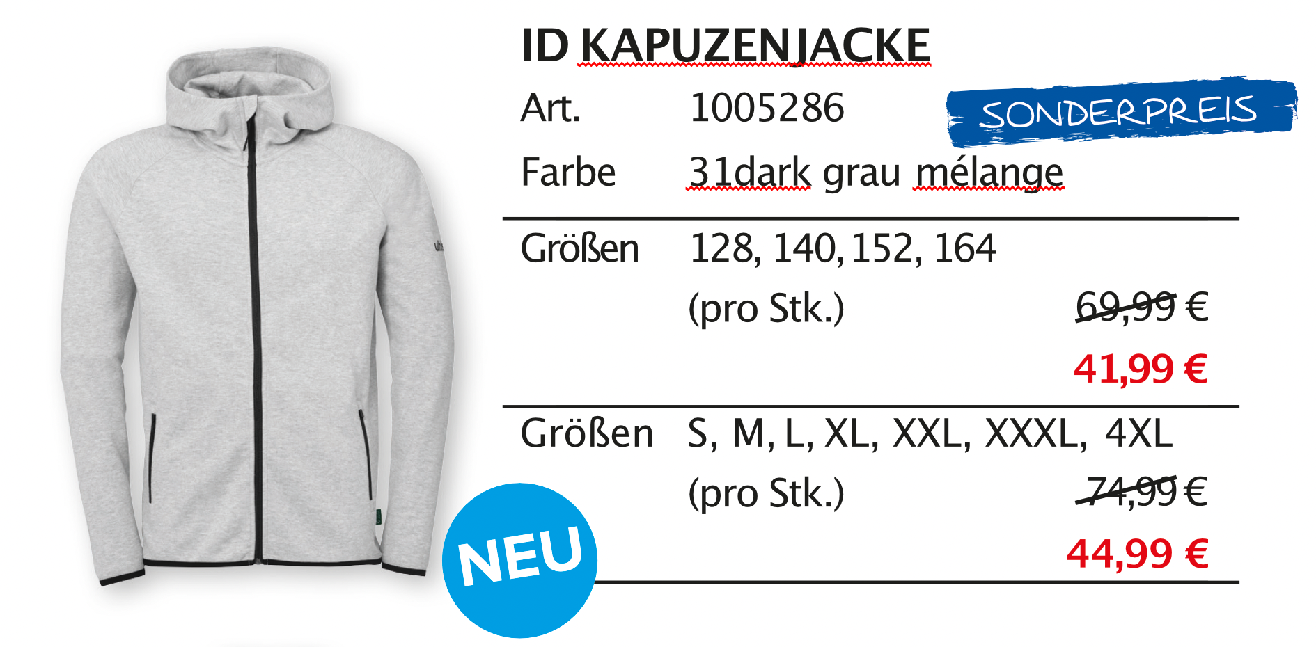 ID Kapuzenjacke